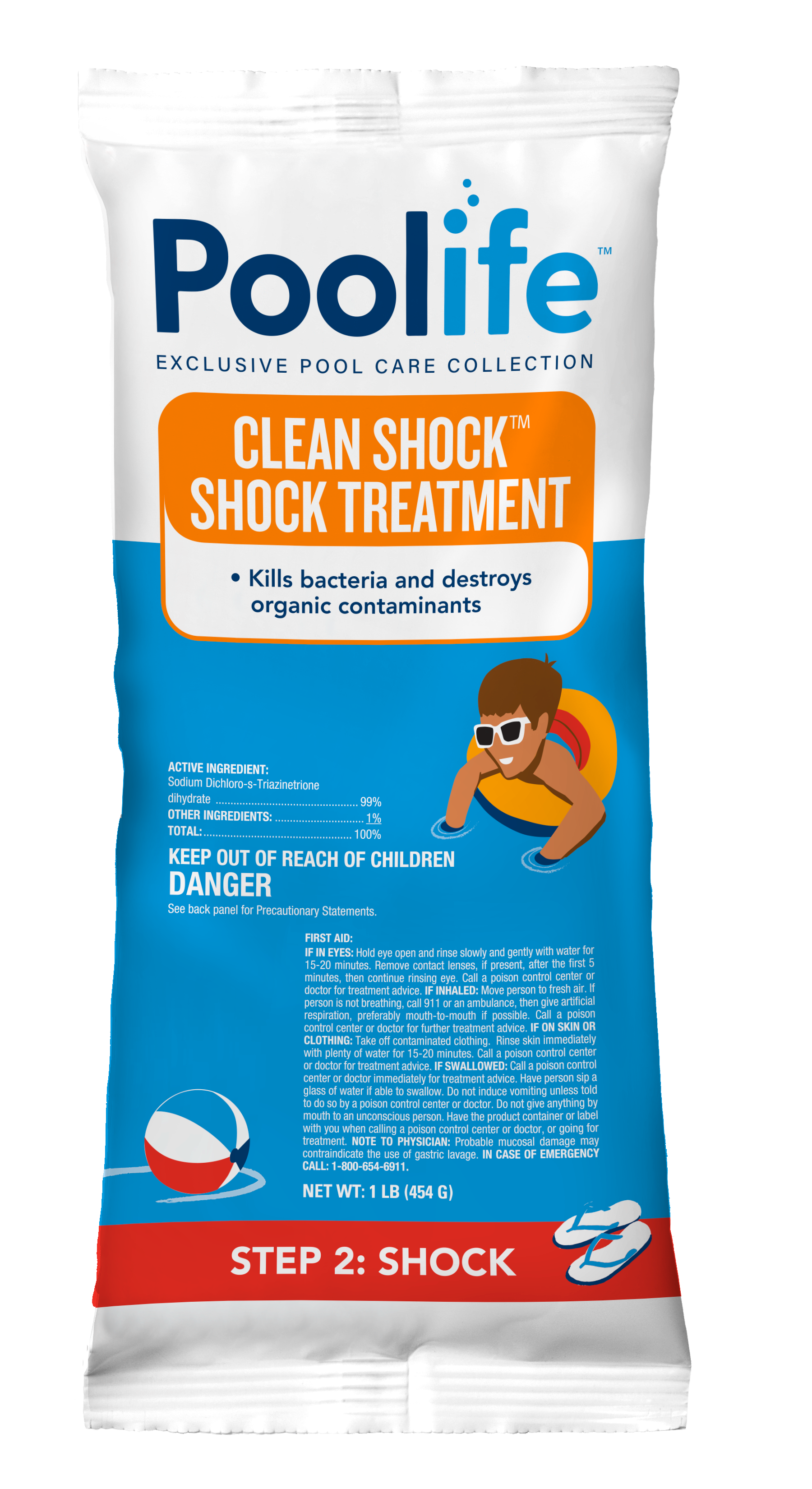 Poolife Clean Shock Treatment front of pack