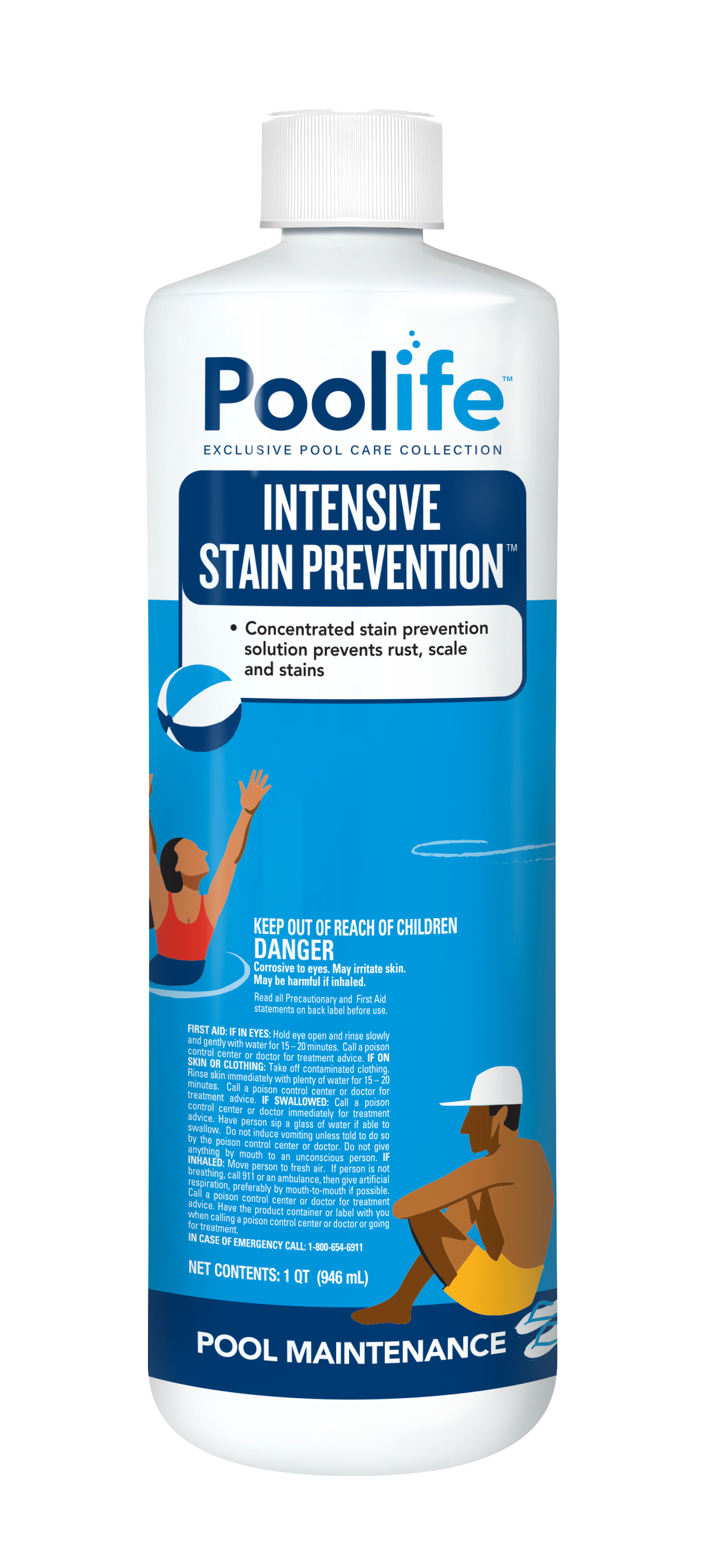 Poolife Intensive Stain Prevention front of bottle