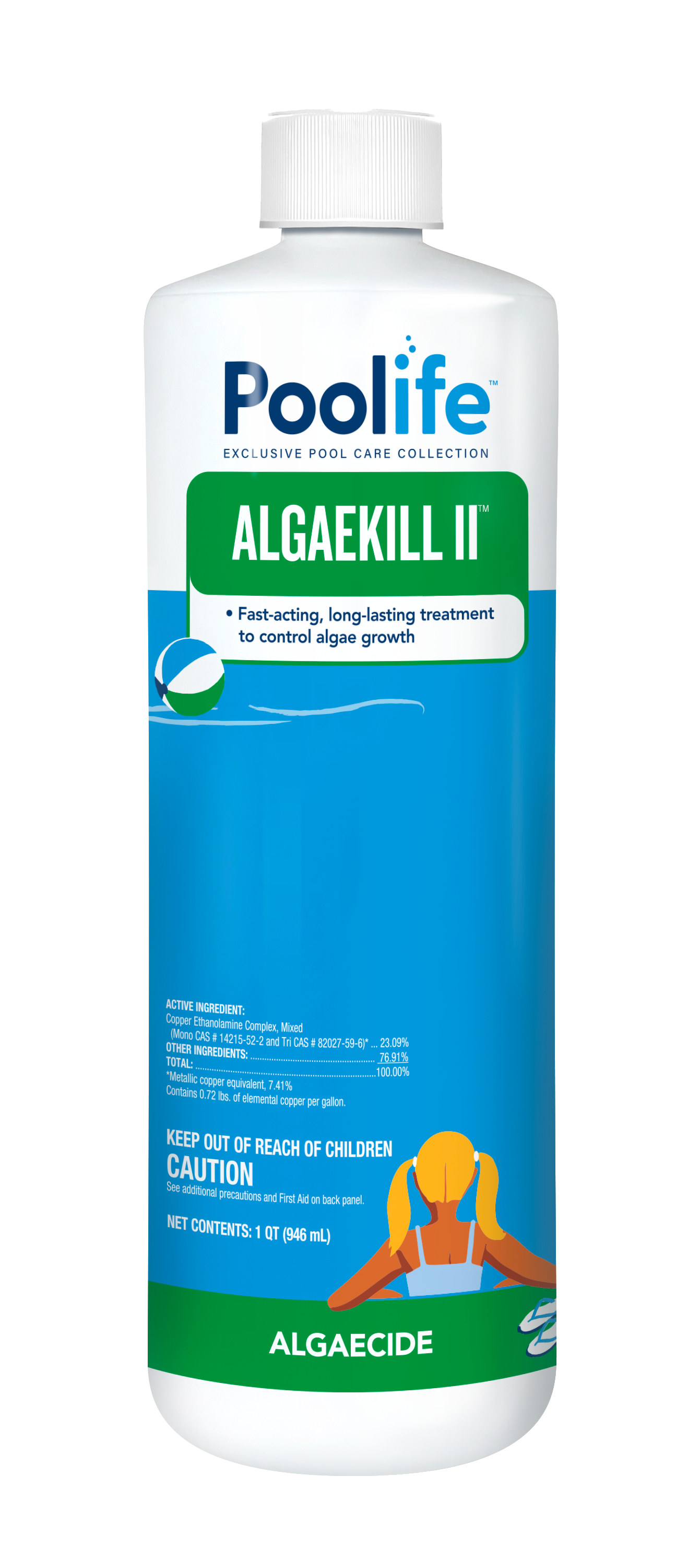 Poolife Algaekill 2 front of bottle