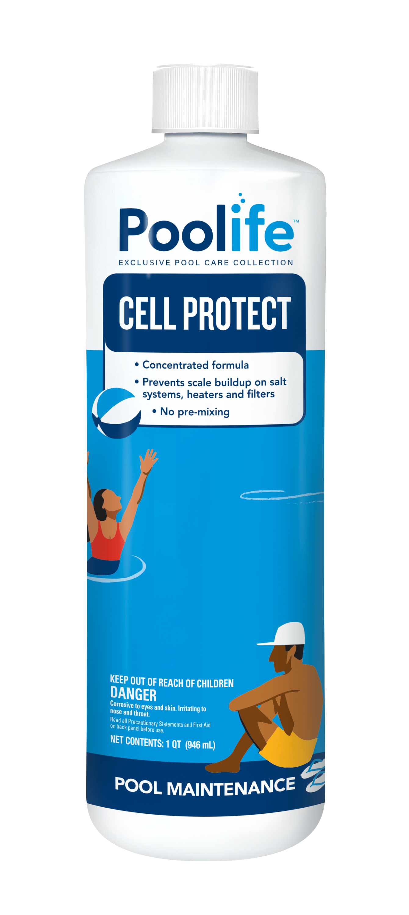 Front of Poolife Cell Protect Bottle