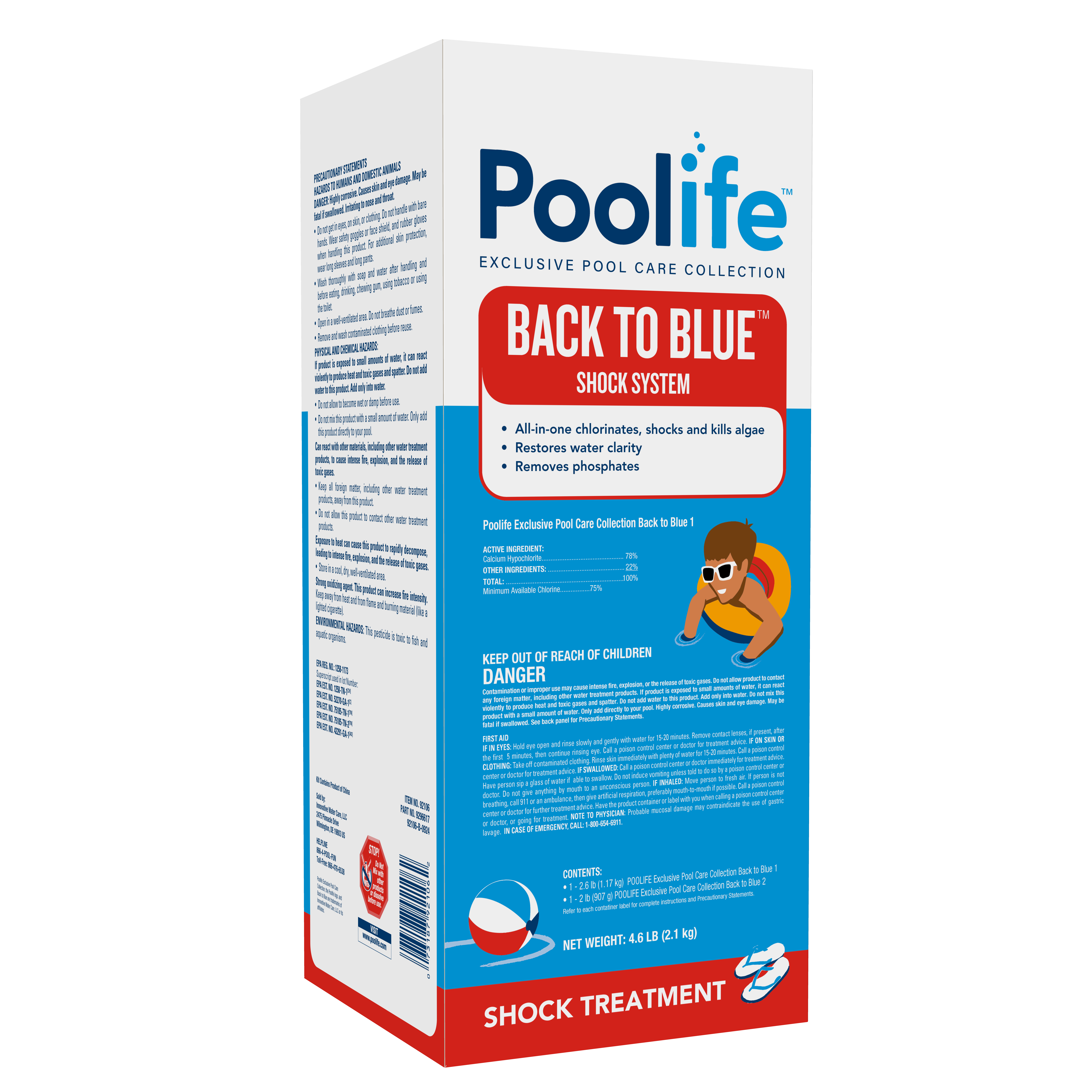 Poolife Back to Blue front of package