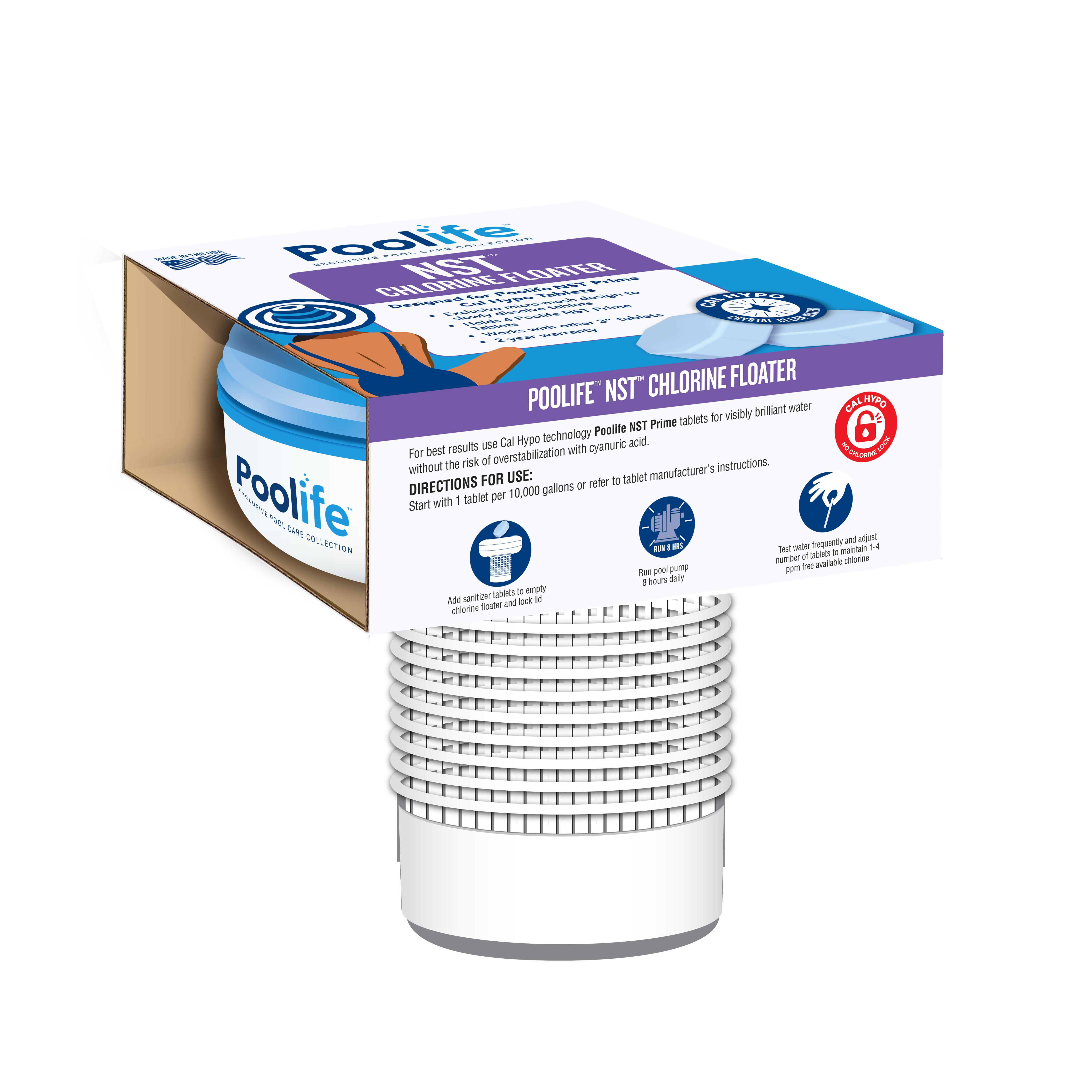 Poolife Chlorine Floater Front of package