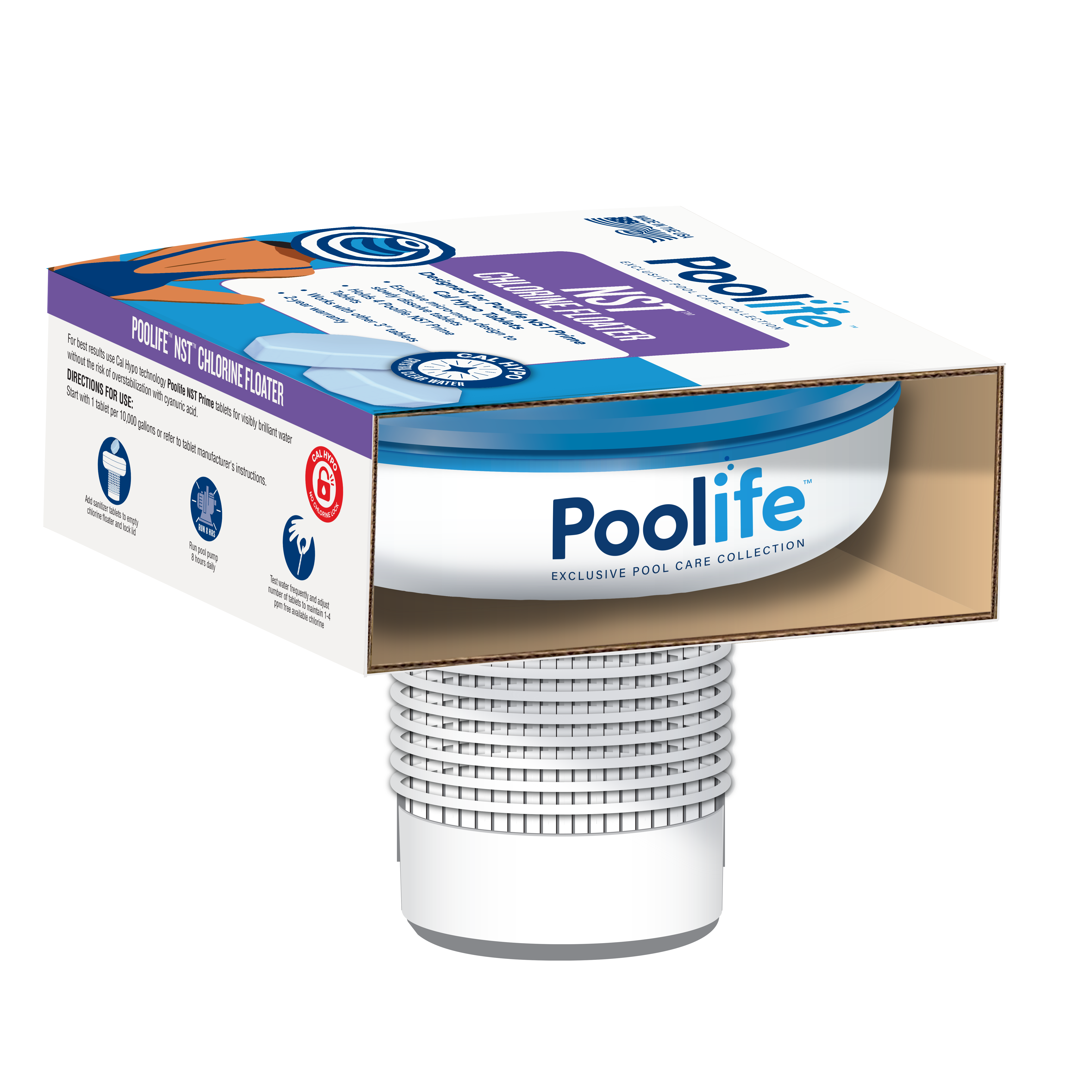 Poolife Chlorine Floater side of package