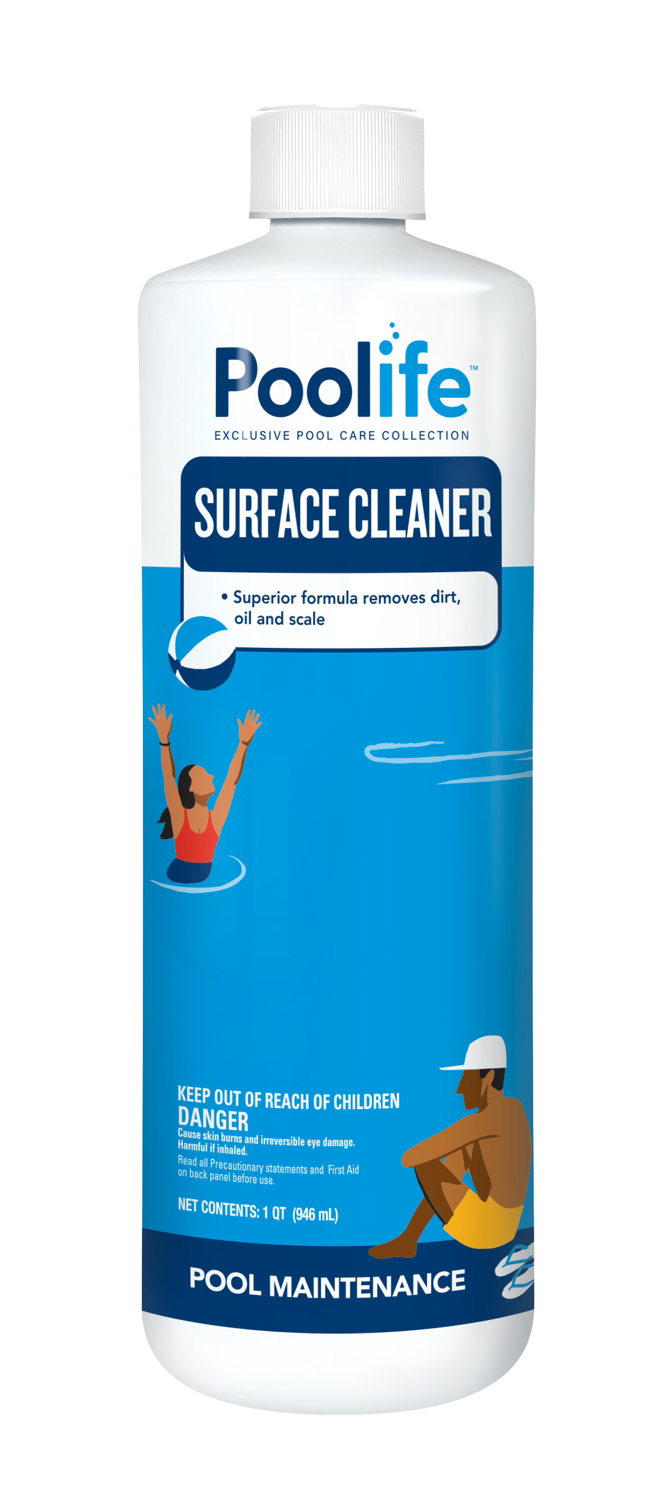 Poolife Surface Cleaner front of bottle