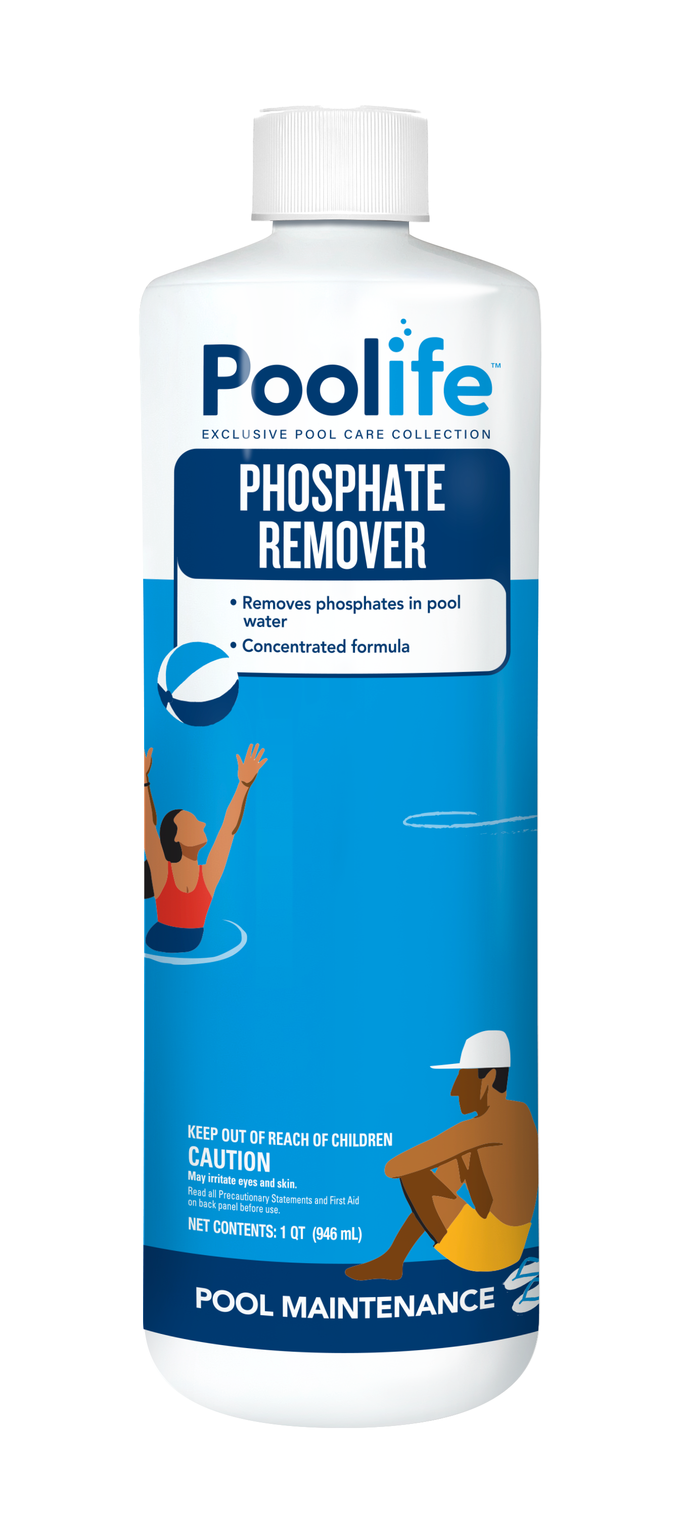 Poolife Phosphate Remover front of bottle